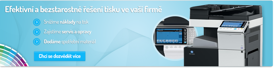 Efektivní a bezstarostné řešení tisku ve vaší firmě